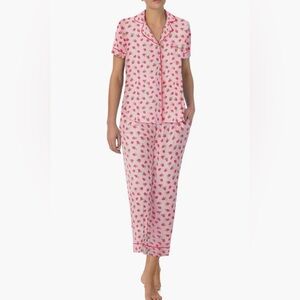 Kate Spade Print Crop Pajama Set XL